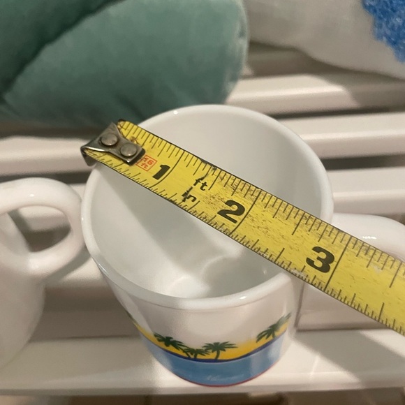 VTG Set Of 2 Arcoroc Brush Orange & Tia Maria Arocpal France Coffee Tea Mugs RH - Picture 10 of 16